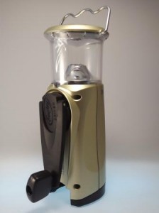 Handkurbelleuchte für autarke Lichtversorgung