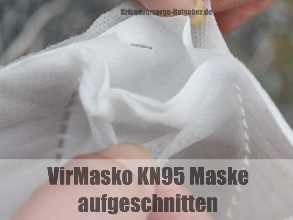 VirMasko KN95 Filtermaterial - daraus besteht die Maske