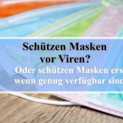 Schützen Masken vor Viren?