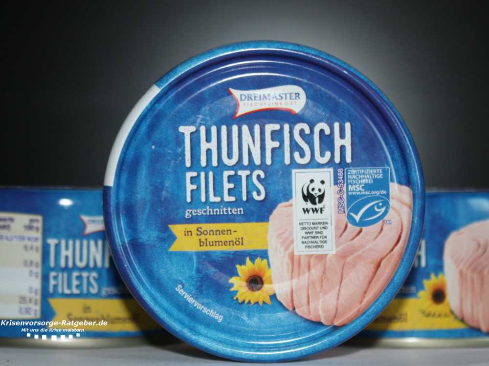 Beste Konservendosen für Vorrat: Thunfisch Dose